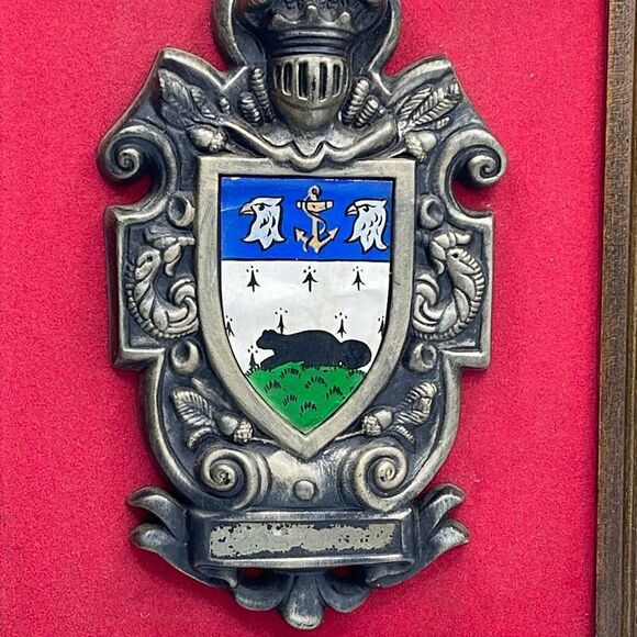 Vintage coat of arms picture by Canterbury Arms N.Y. - Picture 2 of 7